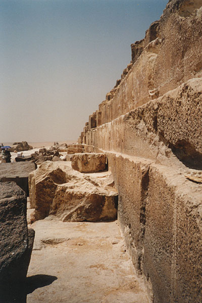 Gizeh - Am Fu der Chephren-Pyramide