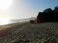 Praia de Vale do Lobo - im Hintergrund Quarteira