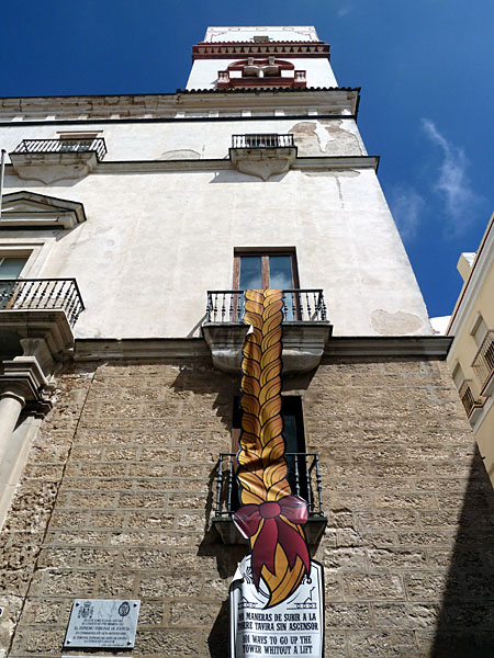 C�diz - Torre Tavira (18. Jh.)