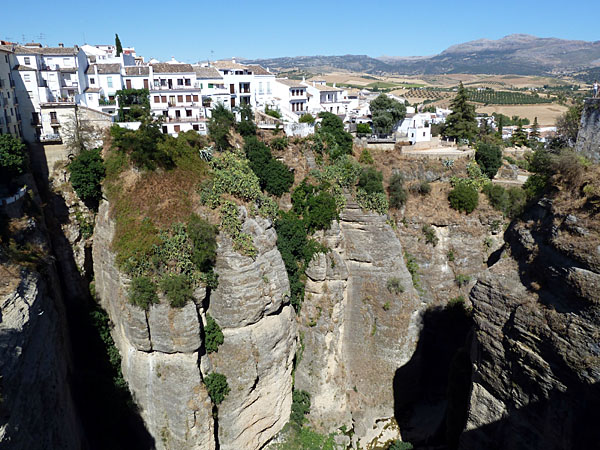 Ronda - El Tajo (Blickrichtung Ost)