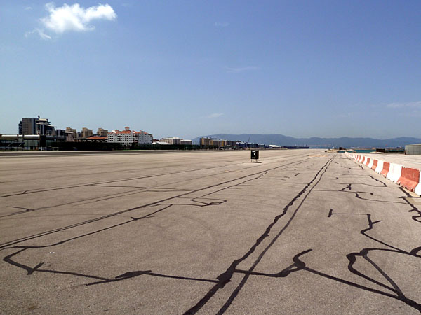Gibraltar - Landebahn Gibraltar Airport