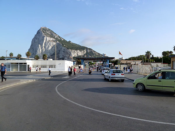 Gibraltar - The Rock mit Grenz�bergang