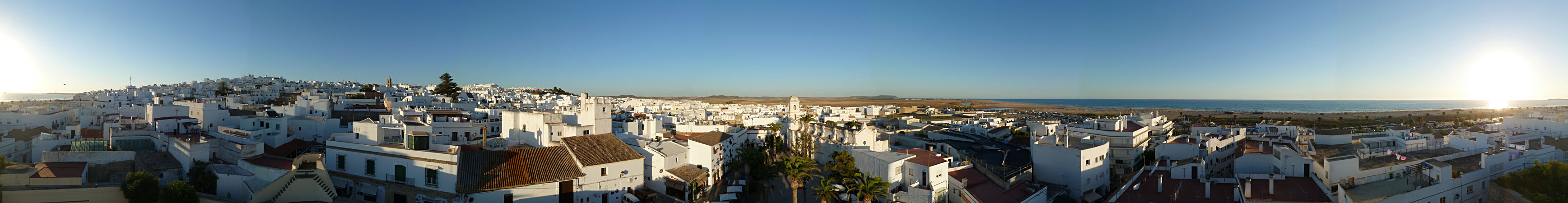 Conil de la Frontera - 360� Panoramablick vom Torre de Guzm�n