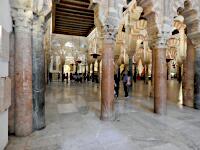 Mezquita-Catedral de C�rdoba (ab 785) - 19-schiffiger Betsaal (im Hintergrund Mihrab)