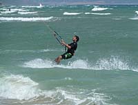 Los Ca�os de Meca - Kite-Surfer bei S�dostwind