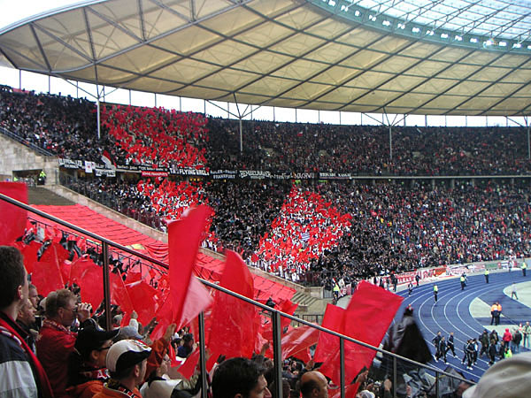 Olympiastadion - Blickrichtung Nord (Pokalfinale)