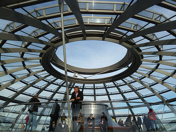Reichstag - Kuppel mit Luftabzug