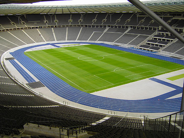 Olympiastadion - Stadiontotale (Blickrichtung Sdost)