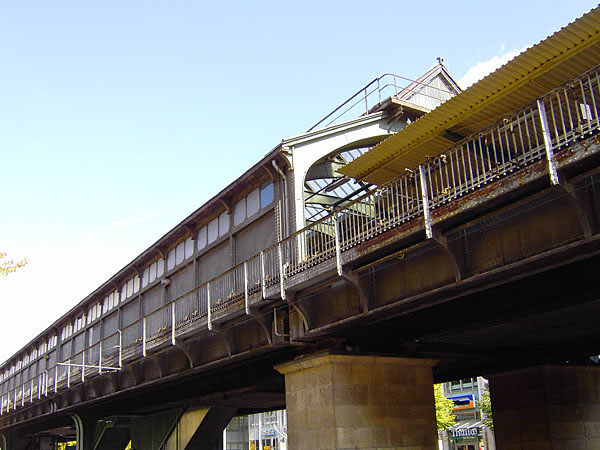 Schnhauser Allee - Hochbahn