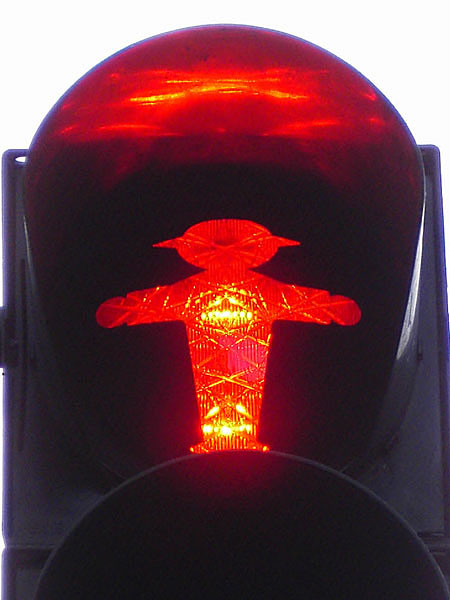 Oranienburger Strae - Ampelmnnchen 'Ost'