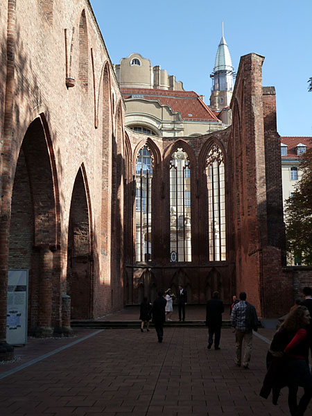 Grunerstrae - Ruine der Franziskaner-Klosterkirche (ab 1250)