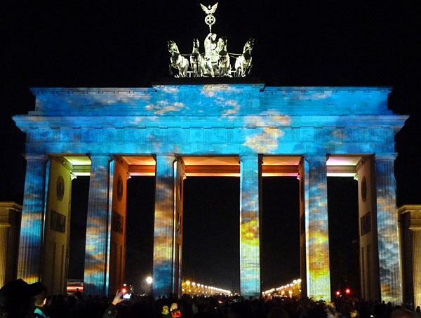 Pariser Platz - Brandenburger Tor (Installation zum 'Festival of Lights')