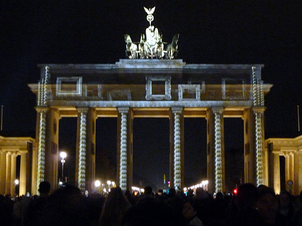 Pariser Platz - Brandenburger Tor (Installation zum 'Festival of Lights')
