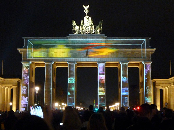 Pariser Platz - Brandenburger Tor (Installation zum 'Festival of Lights')