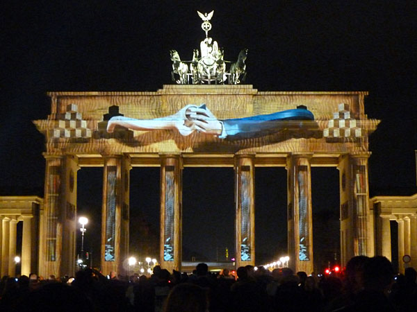 Pariser Platz - Brandenburger Tor (Installation zum 'Festival of Lights')