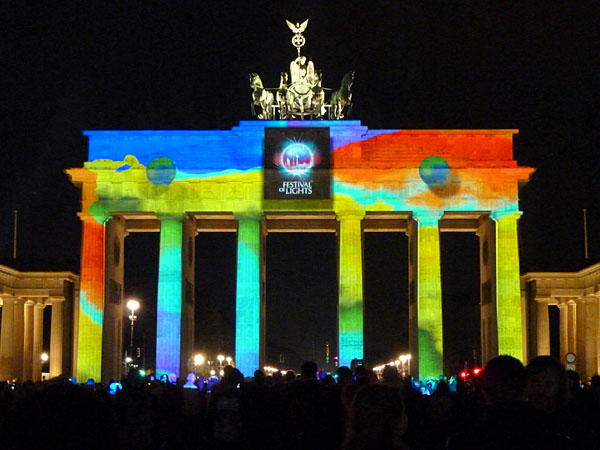 Pariser Platz - Brandenburger Tor (Installation zum 'Festival of Lights')