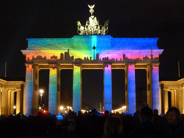 Pariser Platz - Brandenburger Tor (Installation zum 'Festival of Lights')