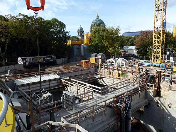 Rathausstrae - Baustelle U-Bahnhof Berliner Rathaus