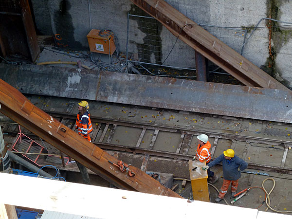 Rathausstrae - Baustelle U-Bahnhof Berliner Rathaus