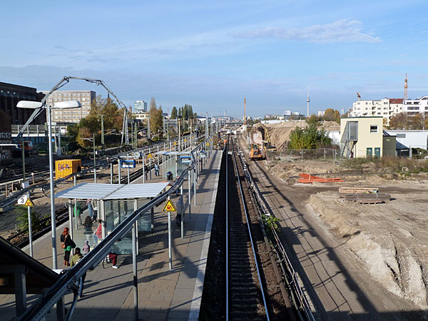 S-Bahnhof Ostkreuz (Blickrichtung West)