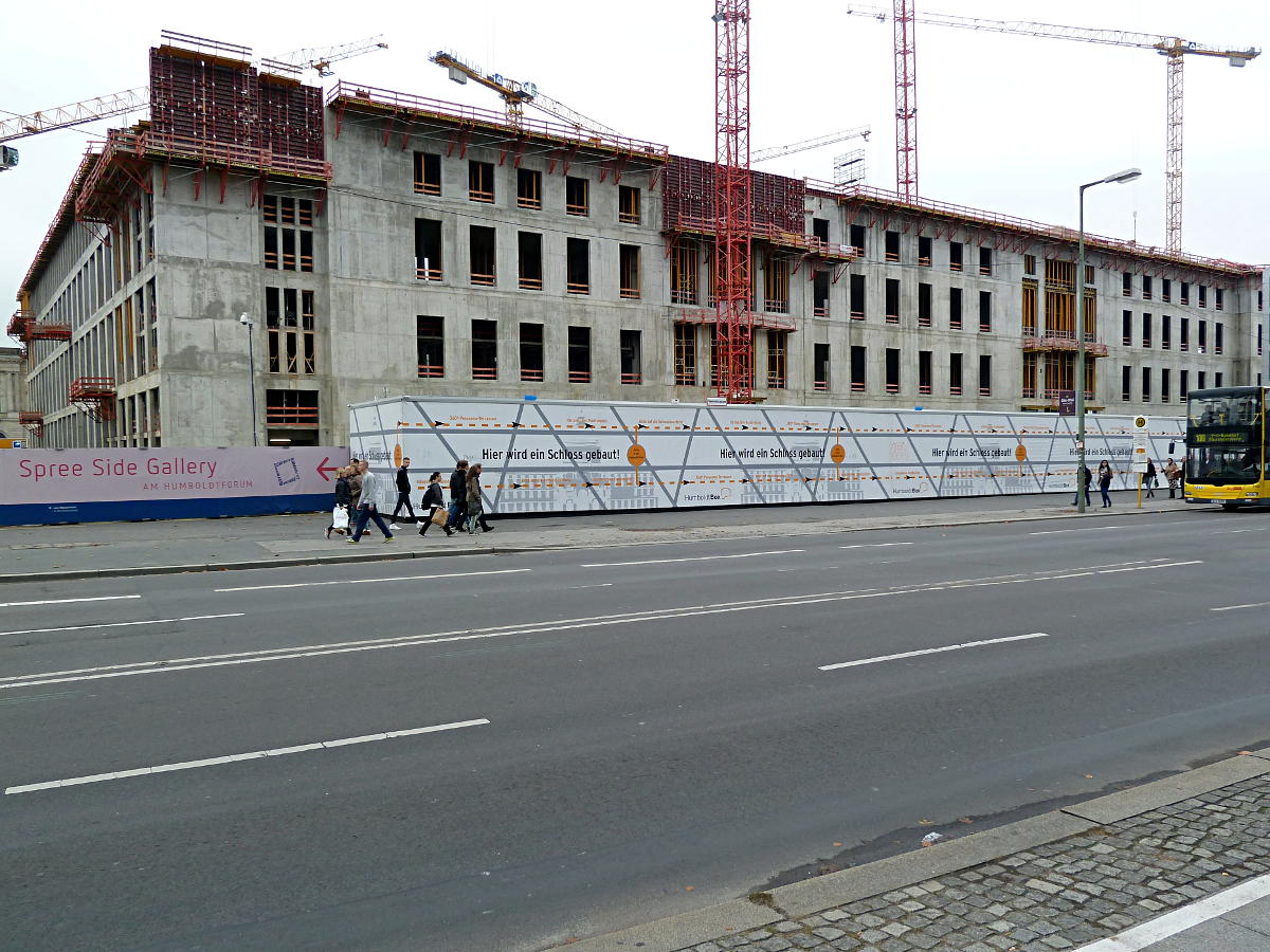 Schloplatz - Baustelle Stadtschloss (Humboldt-Forum)