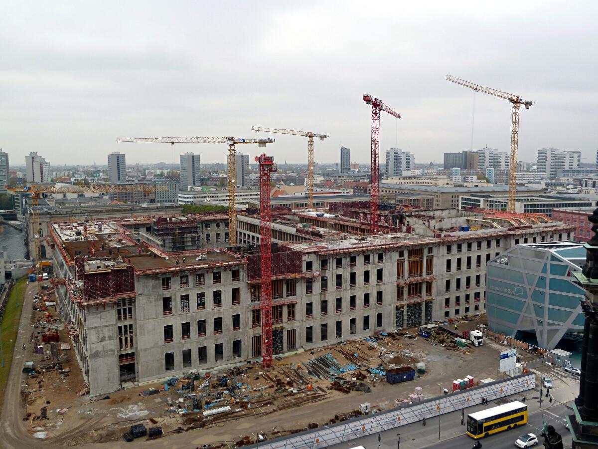 Schloplatz - Baustelle Stadtschloss (Humboldt-Forum)