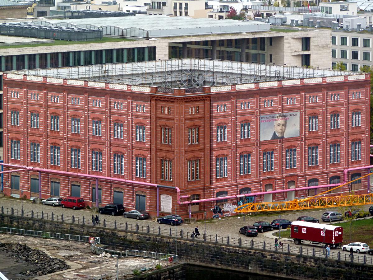 Werderscher Markt - Simulation der im Krieg zerstrten und 1962 abgerissenen Bauakademie (1836)