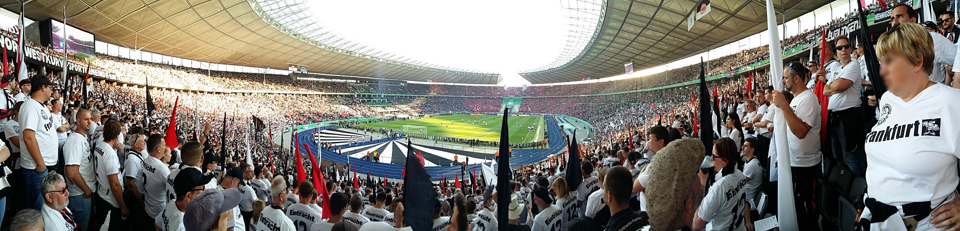 Olympiastadion - Blickrichtung West (Pokalfinale)