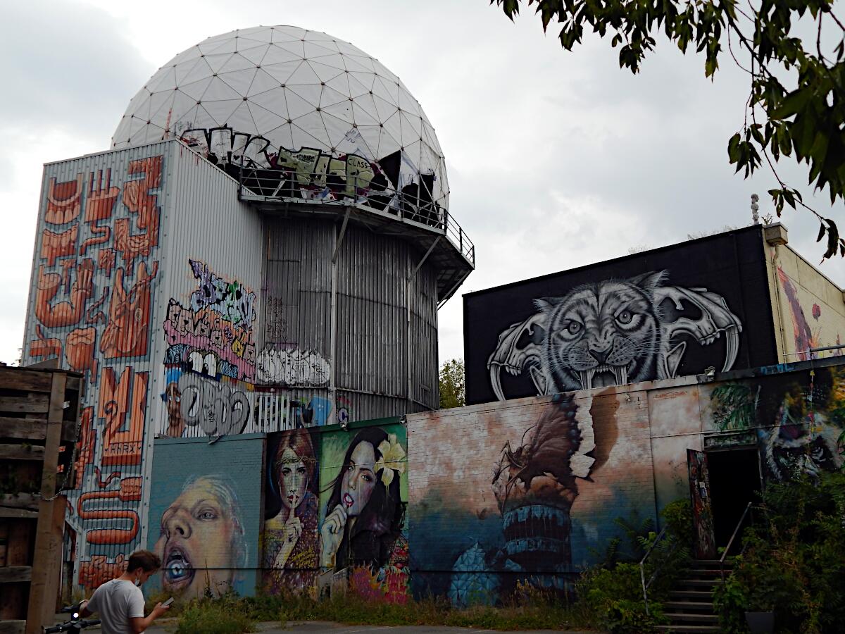 Teufelsberg - ehem. US-Radarabhrstation mit Street Art Galerie