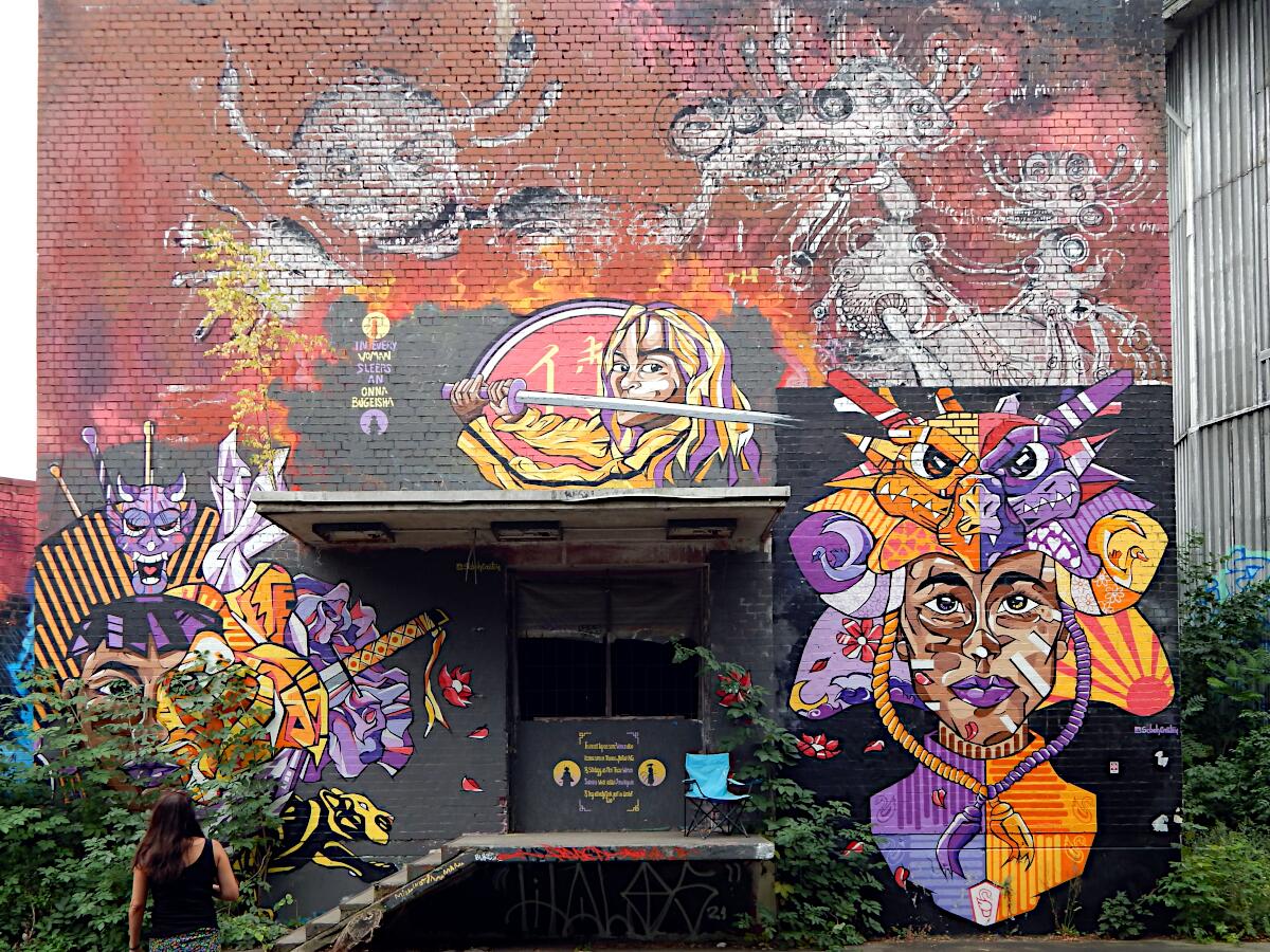 Teufelsberg - ehem. US-Radarabhrstation mit Street Art Galerie