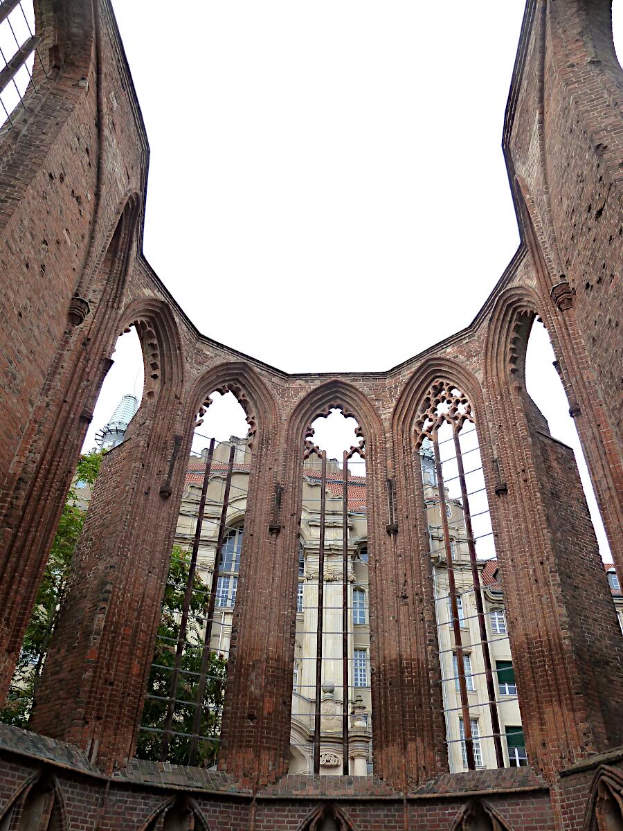 Grunerstrae - Ruine der Franziskaner-Klosterkirche (ab 1250)