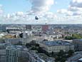 Potsdamer Platz - Blickrichtung Ost vom Kohlhoff-Tower (Wilhelmstrae)