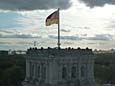 Reichstag - Sdwestturm und Tiergarten