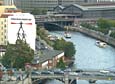 Blickrichtung Osten vom Reichstag - Bahnhof Friedrichstrae