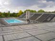 Olympiastadion - Olympisches Schwimmstadion (Blickrichtung Nord)