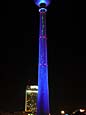 Fernsehturm am Alexanderplatz - Installation zum 'Festival of Lights'