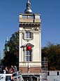 Schloplatz - Musterfassade des Stadtschlosses