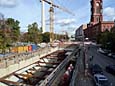 Rathausstrae - Baustelle U-Bahnhof Berliner Rathaus