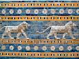 Vorderasiatisches Museum - Babylonische Prozessionsstrae (schreitende Lwen; 6. Jh.v.Chr.)