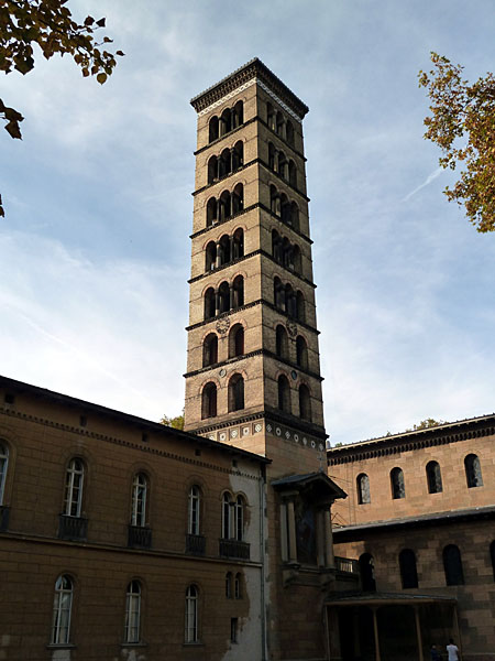 Schlosspark Sanssouci - Campanile der Friedenskirche (1845-48)