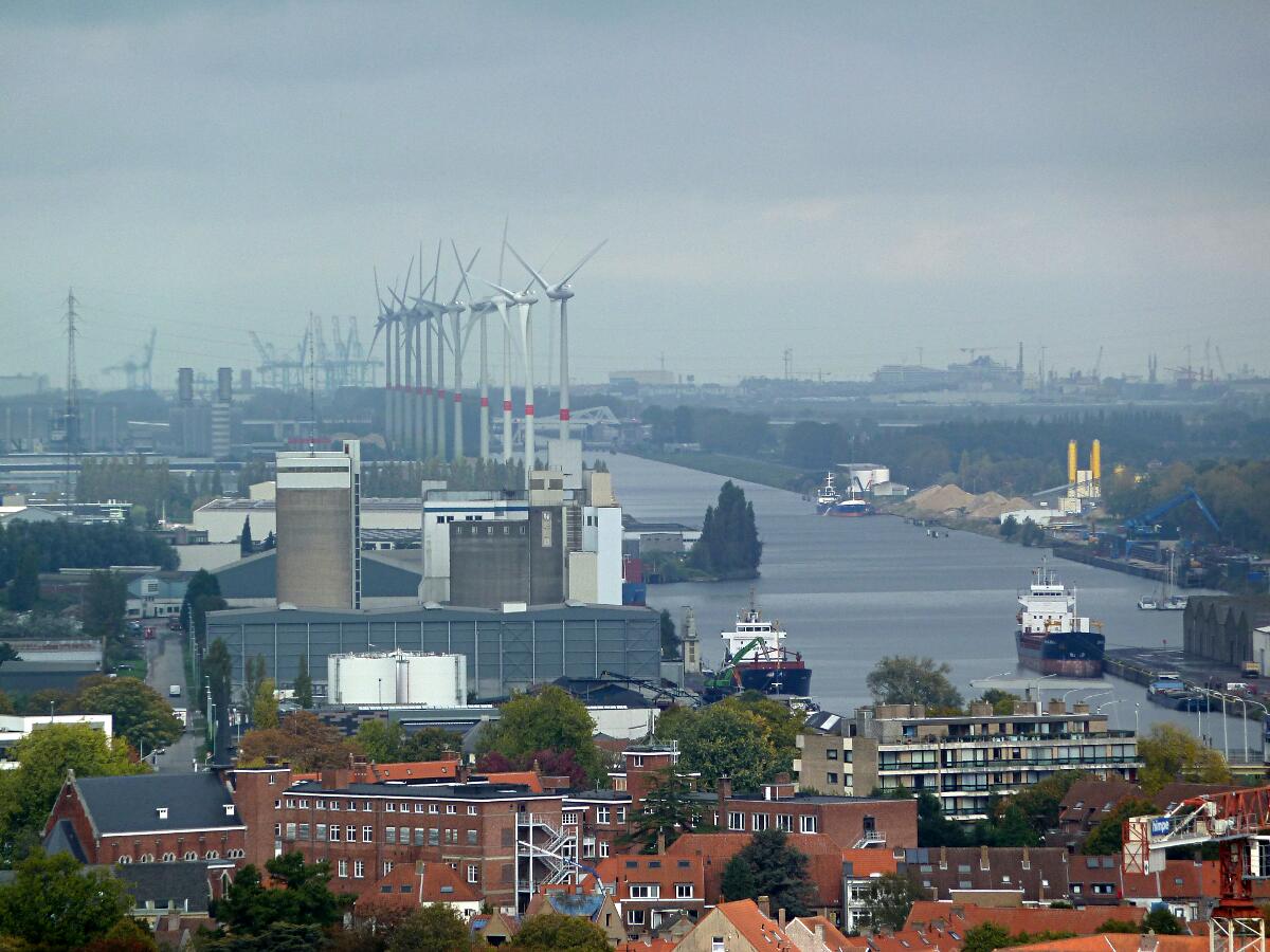 Boudewijnkanaal - Blickrichtung Nord