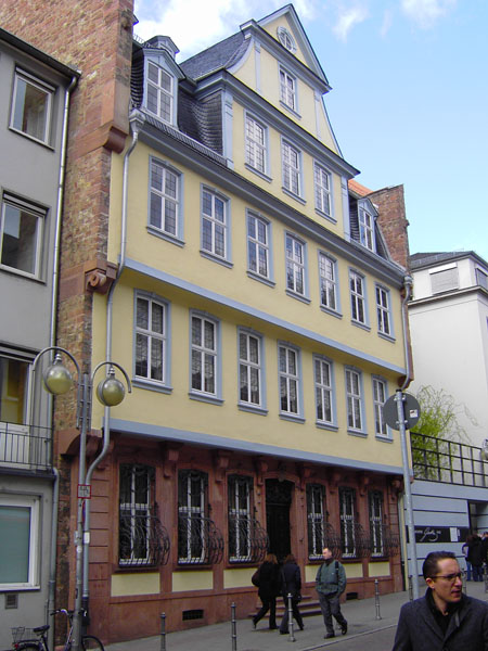 Goethehaus (1755 Umbau, 1949 Rekonstruktion)
