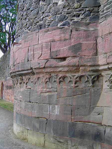 H�chster Stadtmauer - Isenburger Bastion (1460)