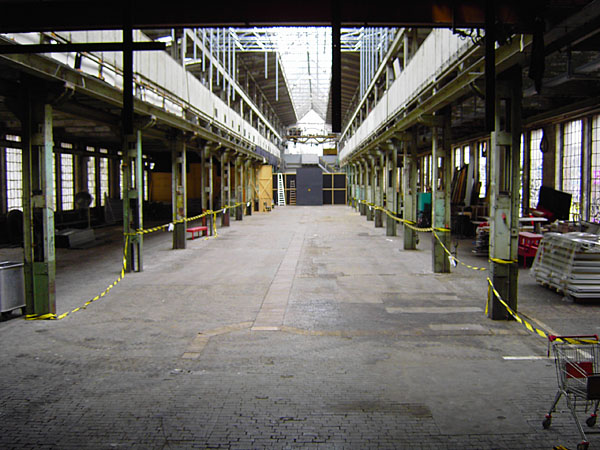 Naxoshalle - Innenansicht