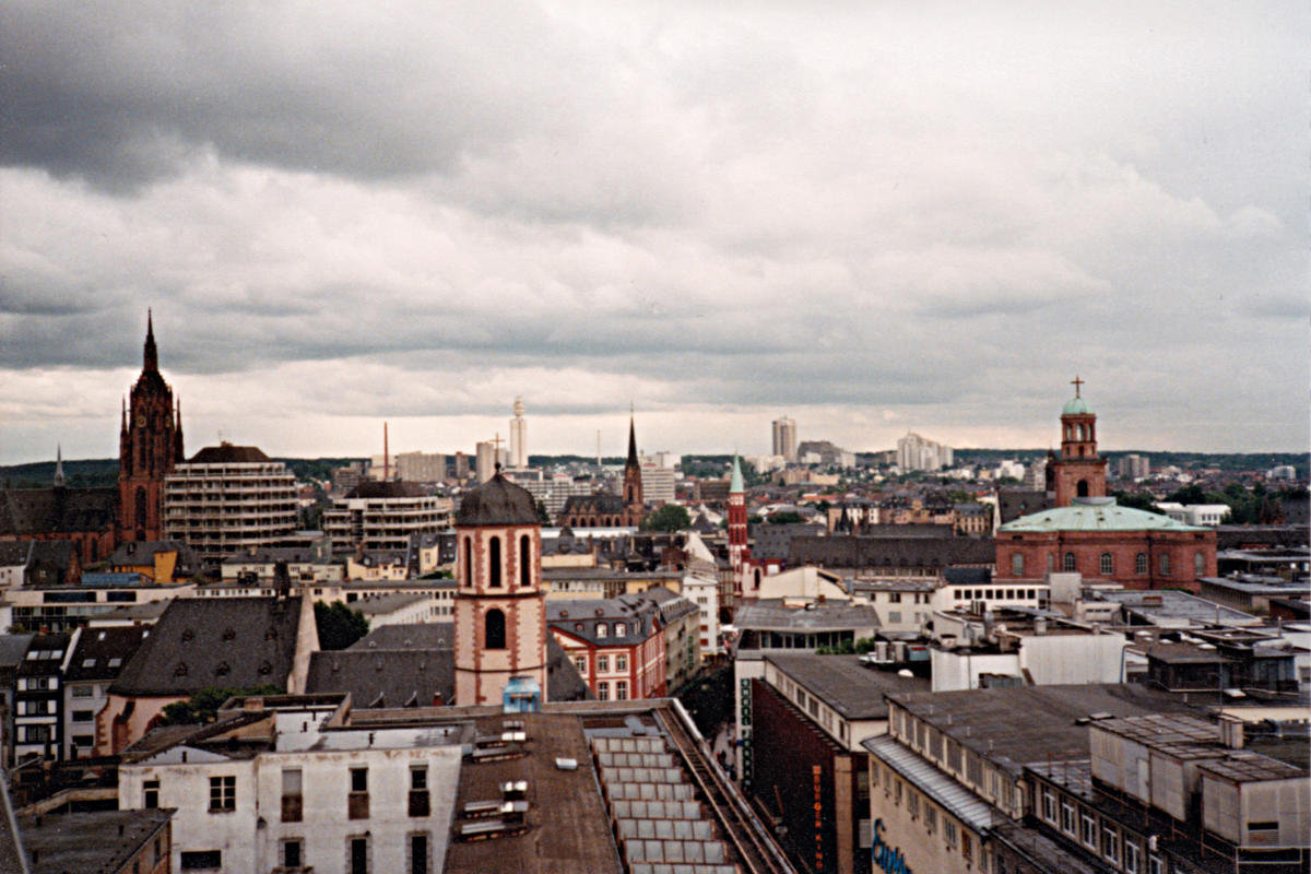 Altstadtpanorama - Dom, Technisches Rathaus, Liebfrauenkirche, Dreik�nigskirche, Nikolaikirche, Paulskirche
