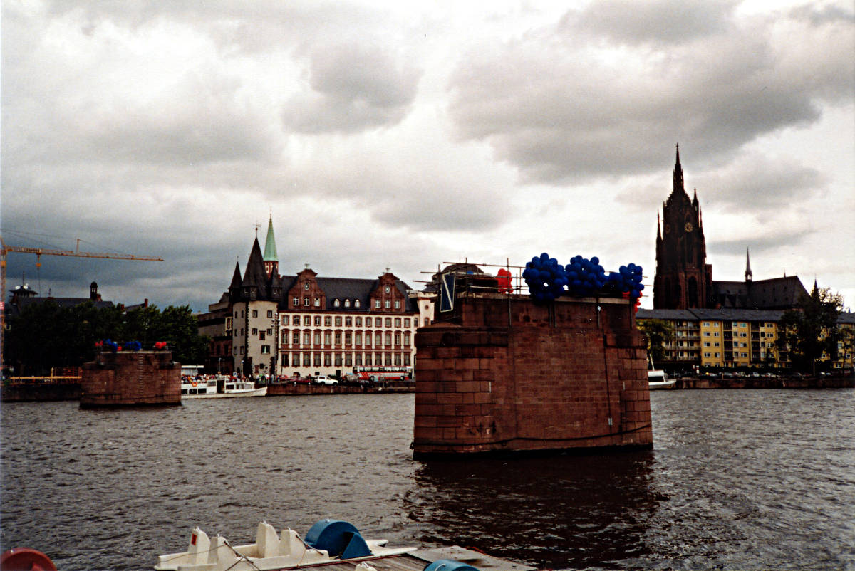 Eiserner Steg - Sanierung der Stahlbauteile