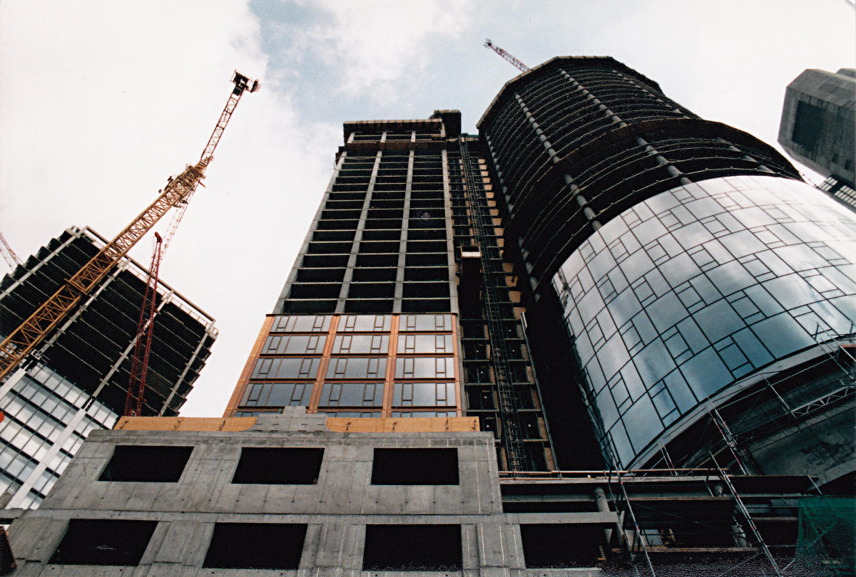 Eurotheum und Maintower - Rohbauten