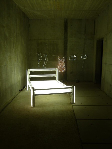 Honsellbr�cke - Installation zur Luminale 2014 (Kunstverein Montez)