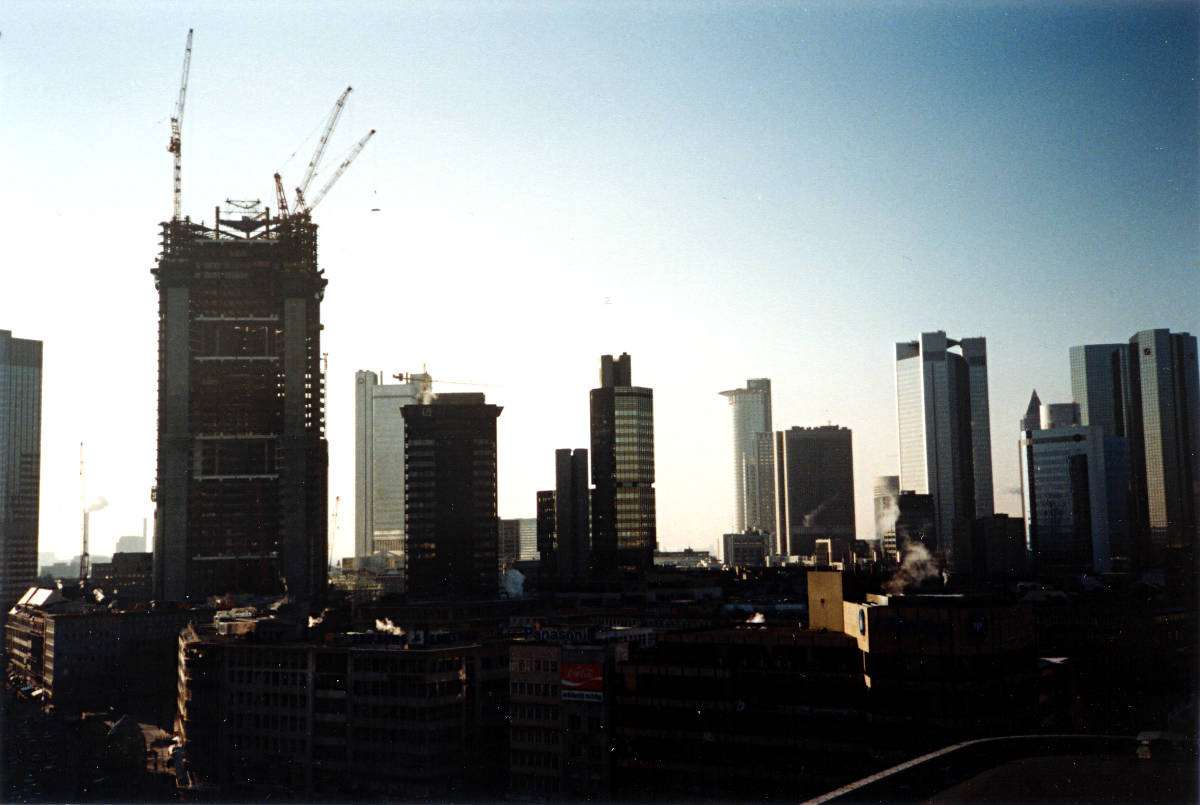 Skyline - mit Rohbau Commerzbank