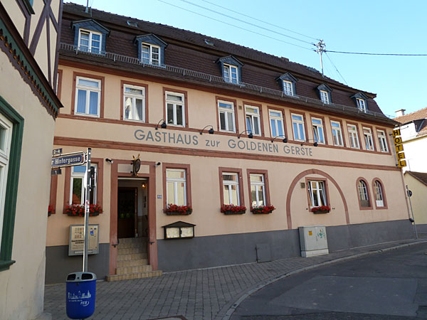 Homburger Landstra�e 641 - Gasthaus zur Goldenen Gerste (1747)
